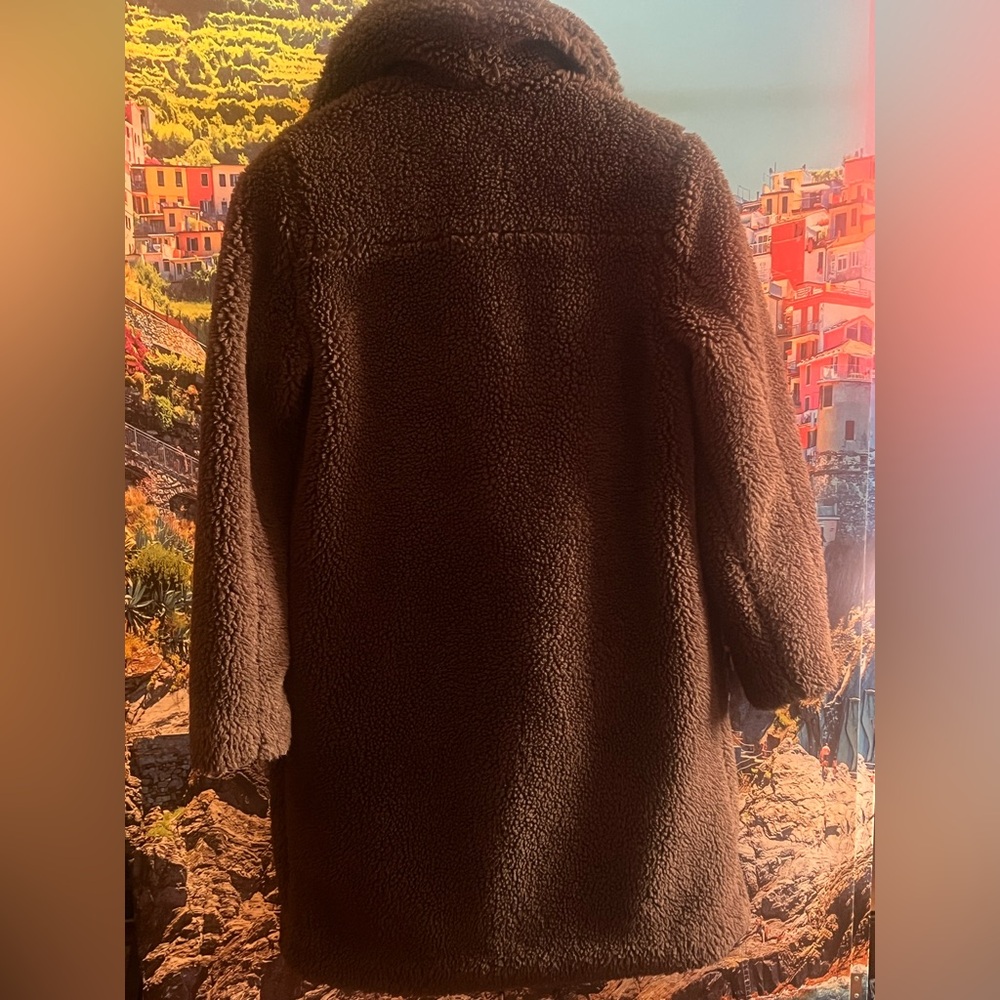 Noli Plush Brown Teddy Jacket - Picture 2 of 2